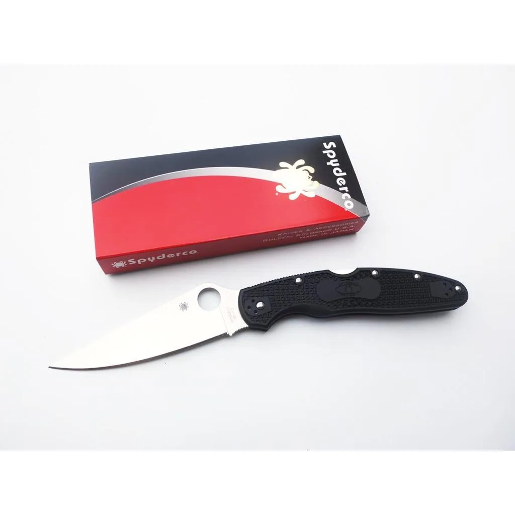 Spyderco美國蜘蛛POLICE 4 LIGHTWEIGHT折刀FRN柄VG-10鋼附背夾【SPC07PBK4】