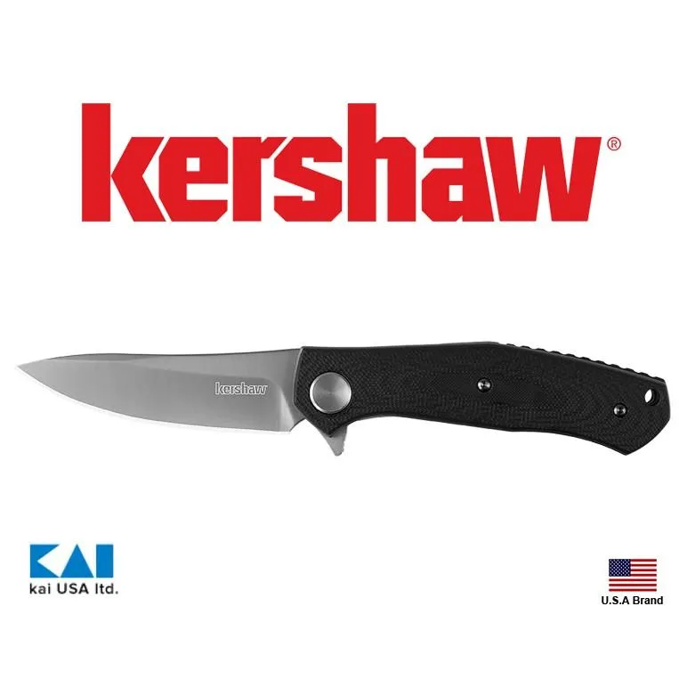 美國Kershaw折刀CONCIERGE鈦碳氮塗層8Cr13MoV不銹鋼G10握柄附背夾【KS4020】