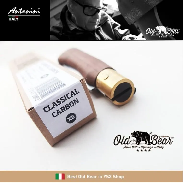 義大利 Antonini Knives Old Bear Carbon碳鋼版 XS號核桃木柄折刀【OB001CXS】