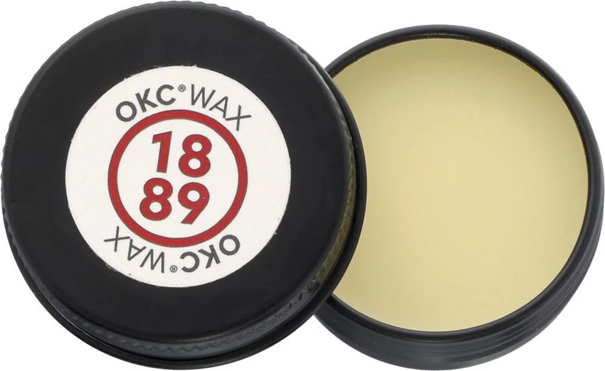 美國Ontario Wicked Wax聯名天然蜂蠟OKC Wax高純度防鏽刀具皮革保養蠟0.5oz/2oz裝