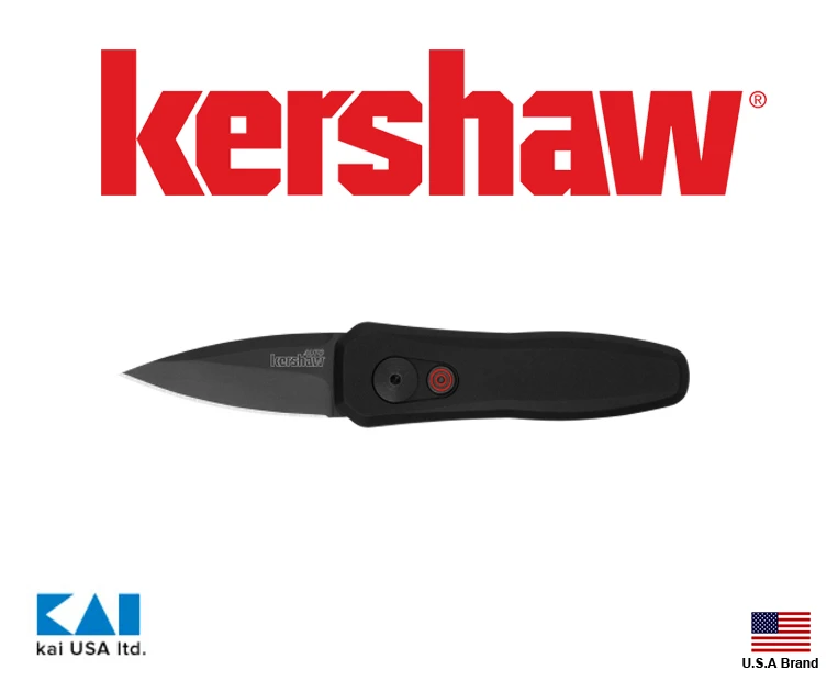 美國Kershaw折刀Auto Launch 4自動開關154粉末鋼鋁合金握柄KS7500BLK