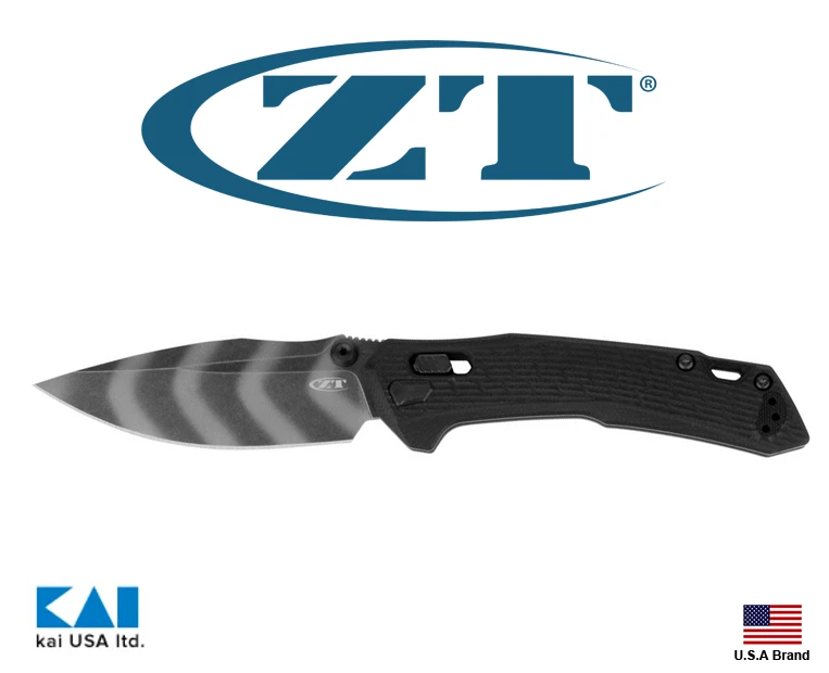Zero Tolerance美國ZT折刀M4粉末鋼虎斑塗層G10柄ZT0203BLKTS