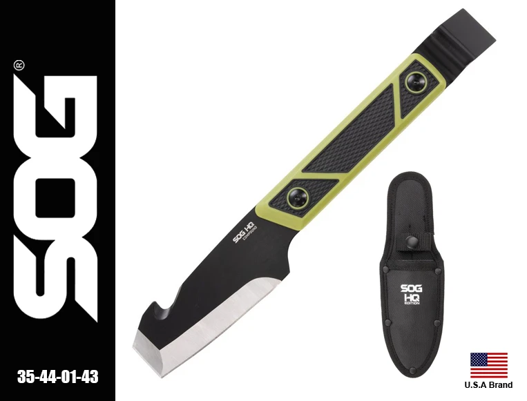 美國SOG特偵組重裝直刀翹棒工具割繩勾Compound Tac-Pry附刀袋SOG35440143