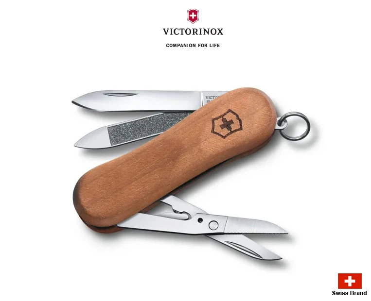 Victorinox瑞士維氏65mm Wood Executive 81核桃木5用瑞士刀0.6421.63