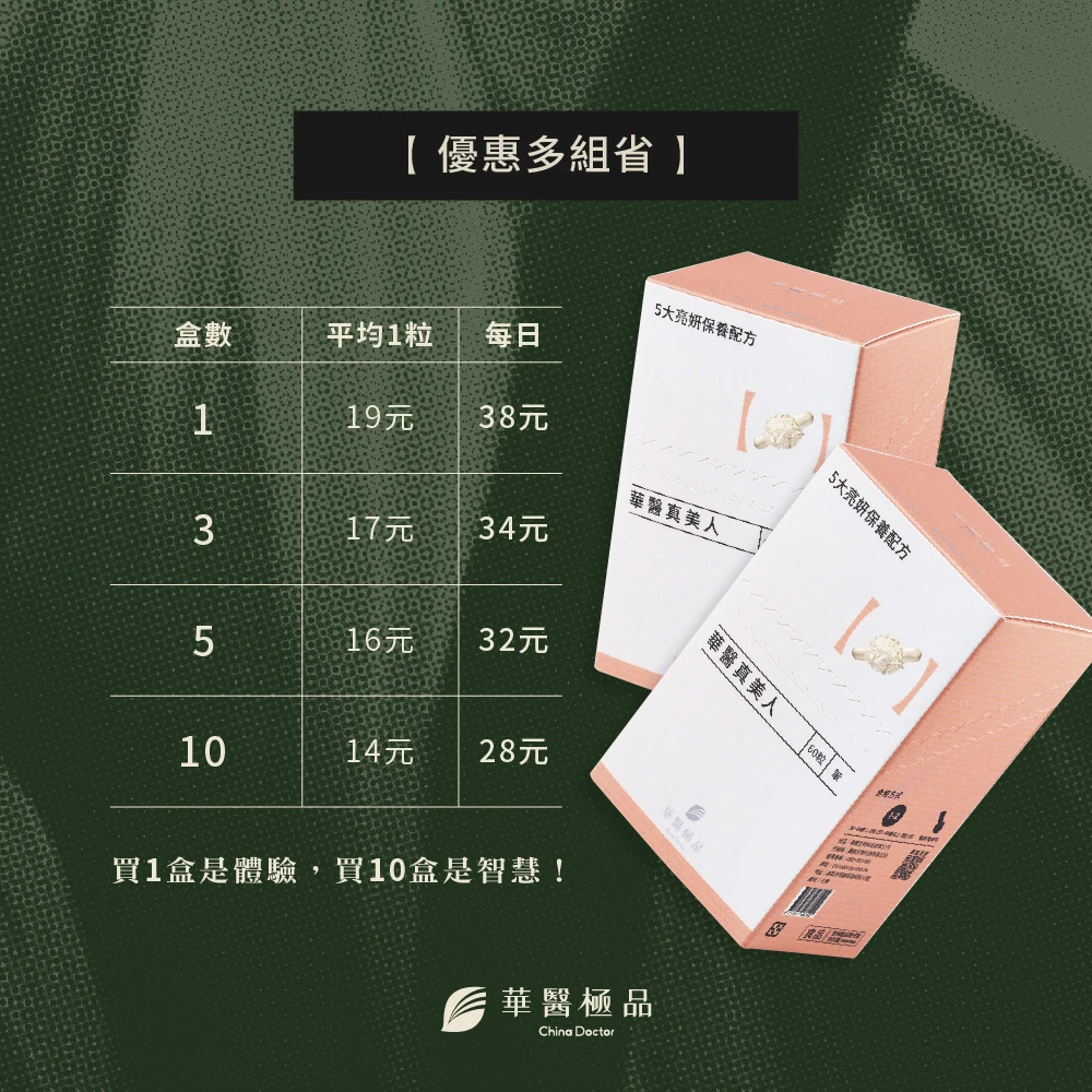 華醫真美人(60粒)