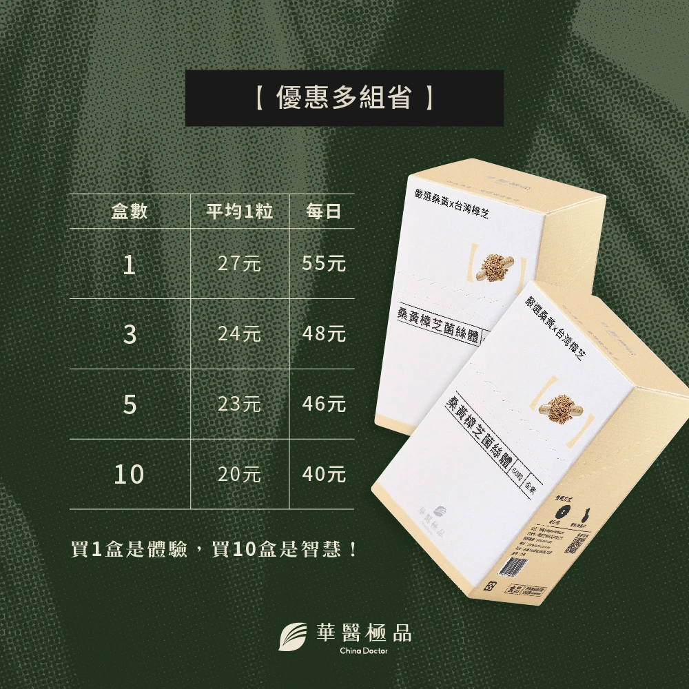 華醫桑黃樟芝(60粒)
