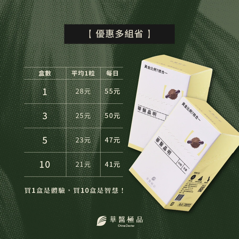 華醫晶明(60粒)
