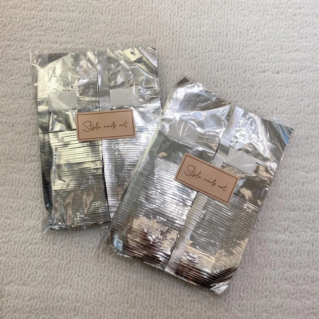 鋁箔裝卸甲棉100入💞懶人必備（TNA檢定美甲檢定可適用）
