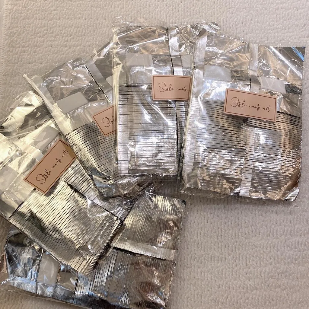 鋁箔裝卸甲棉100入💞懶人必備（TNA檢定美甲檢定可適用）