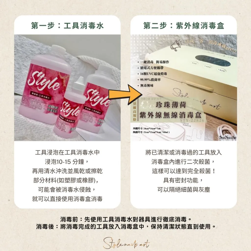 STYLE珍珠薄荷紫外線無線消毒盒
