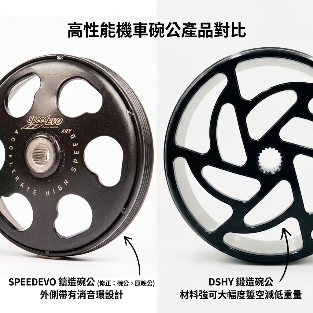 離合器碗公外蓋消音環減震結構設計與高溫物理約束力解析圖