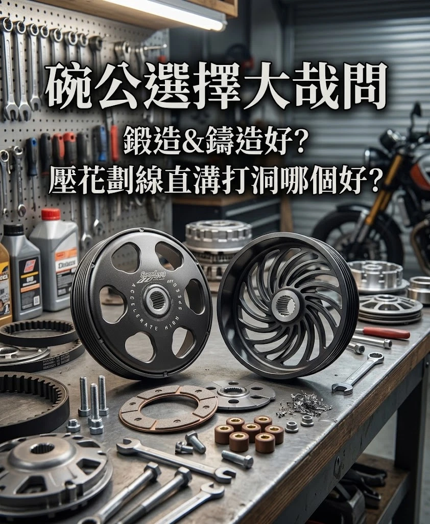 鍛造碗公與鑄造碗公金屬流線製程差異與降伏點強度比較圖