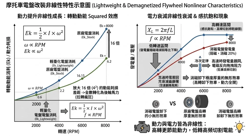 消磁電盤發電原理與冷次定律阻力分析