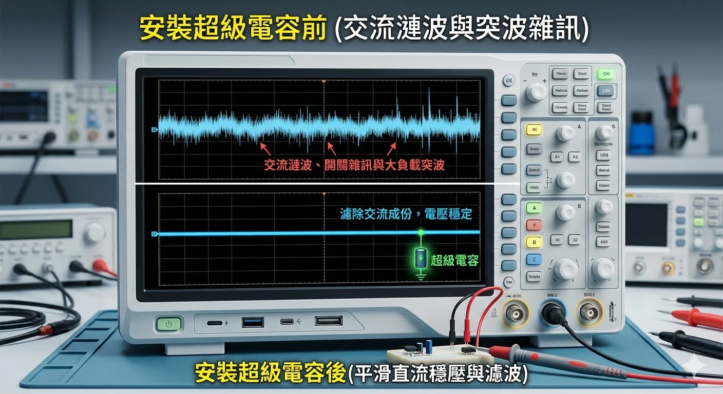 超級電容內部構造與工作原理圖