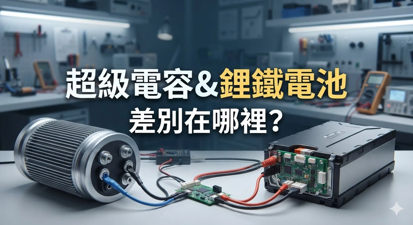 《超級電容是什麼？真的有效嗎？與鋰鐵電池的完美互補解析》