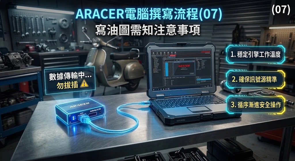 《(07)ARACER電腦撰寫流程-寫油圖需知注意事項》