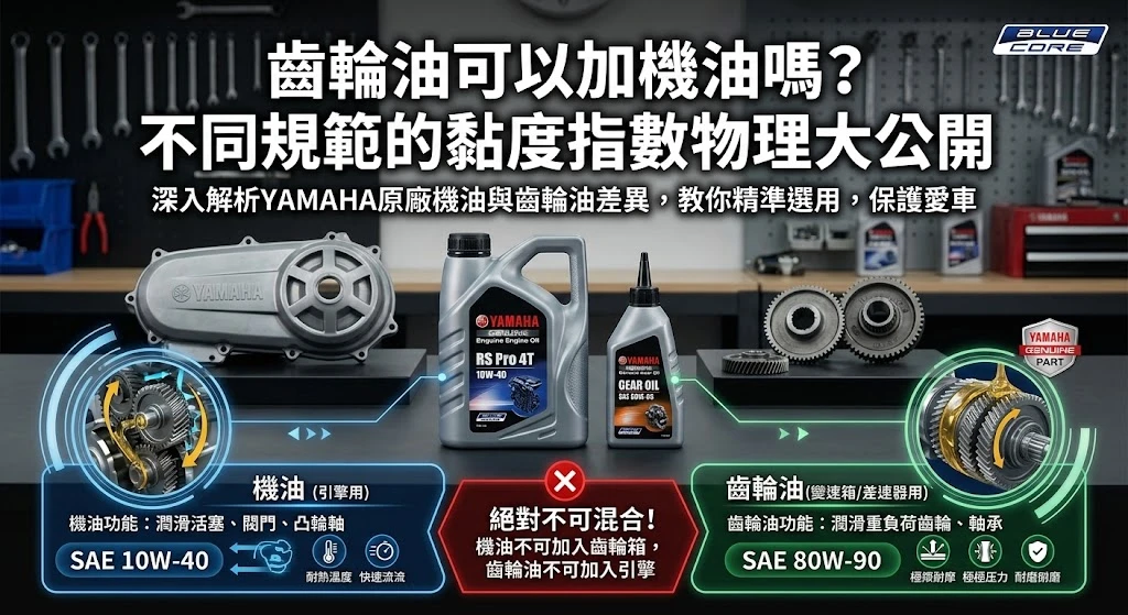 《機油可不可以當成齒輪油用？稀的齒輪油真的比較好嗎？內附原廠手冊齒輪油建議番號》