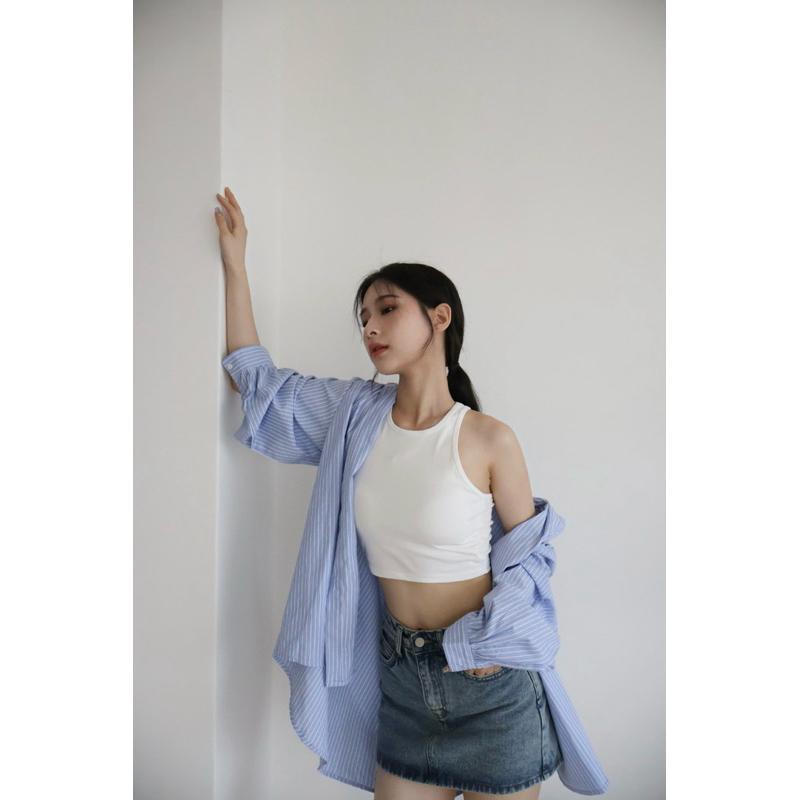 削肩bra top背心
