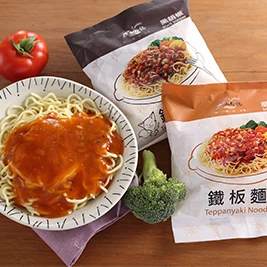 橫山拾穗|鐵板麵 蘑菇・黑胡椒 330g【冷藏】