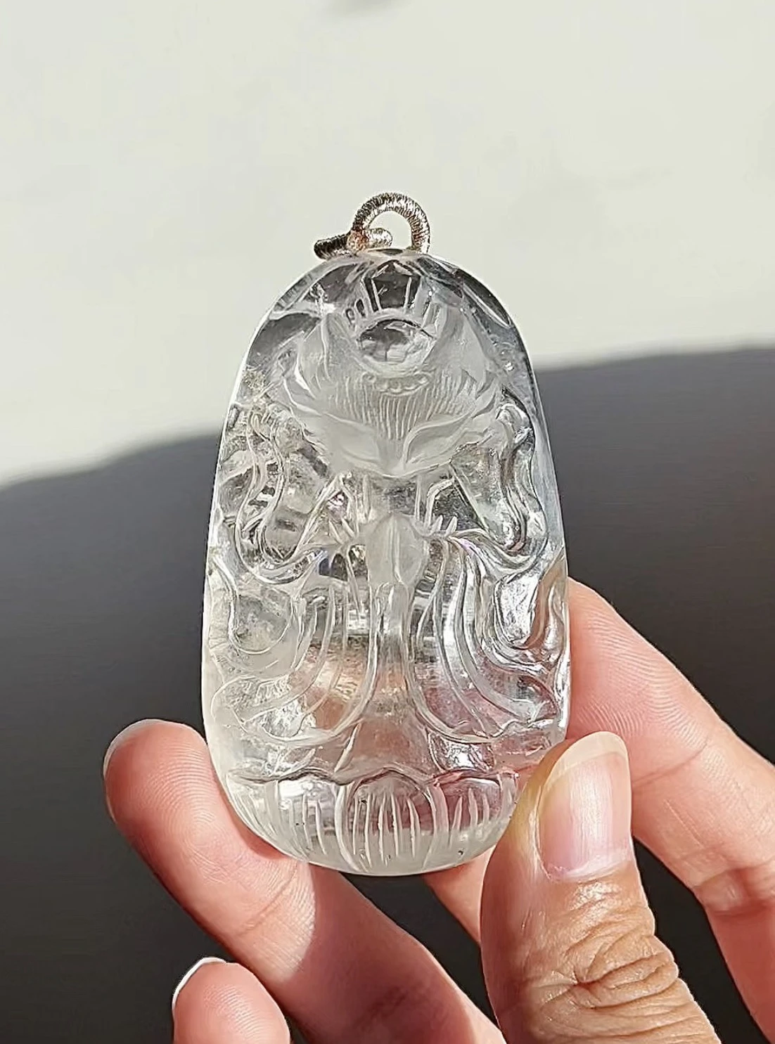 白水晶共生白幽靈、黃鐵礦狐狐