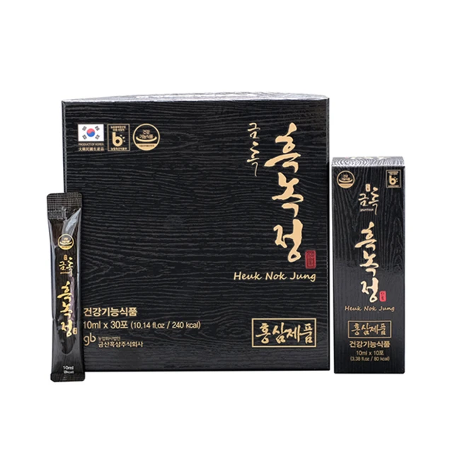 錦黑黑鹿精_KOREAN BLACK GINSENG & DEER ANTLER VELVET 10mlx30sticks
