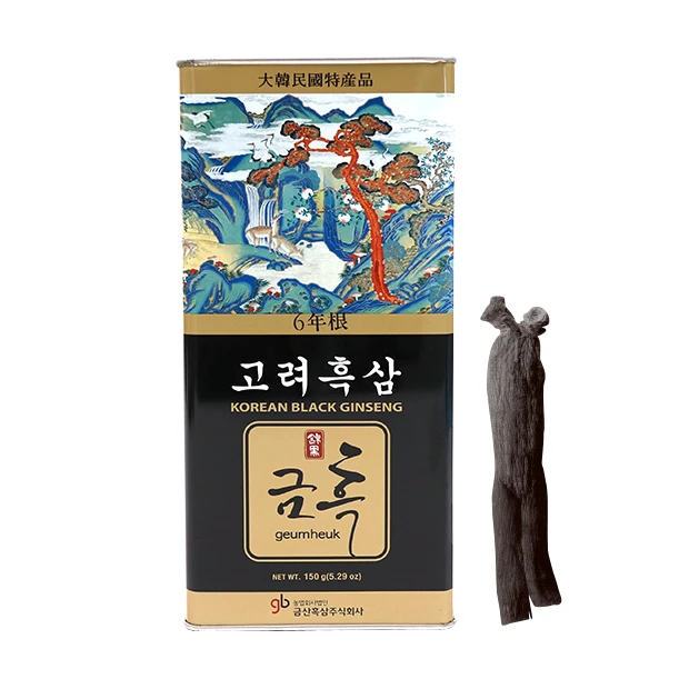 高麗黑蔘_고려흑삼_Korean Black Gingseng 300g