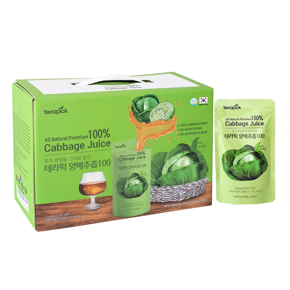 高麗菜麥盧卡濃縮液_테라픽 양배추즙_Cabbage extract beverage 90mlx30pouches