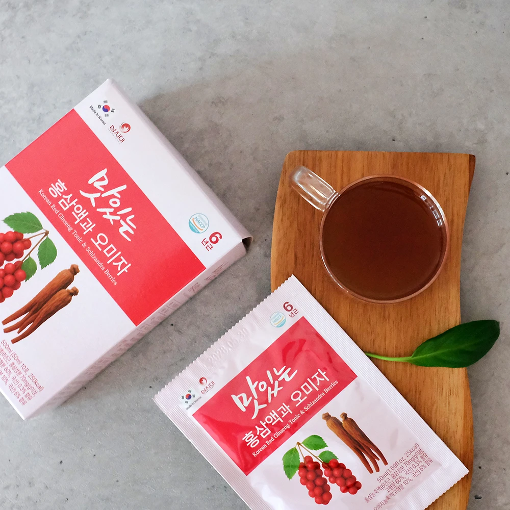 紅蔘液與五味子_맛있는홍삼액과오미자_Korean Red Ginseng Tonic&Omija
