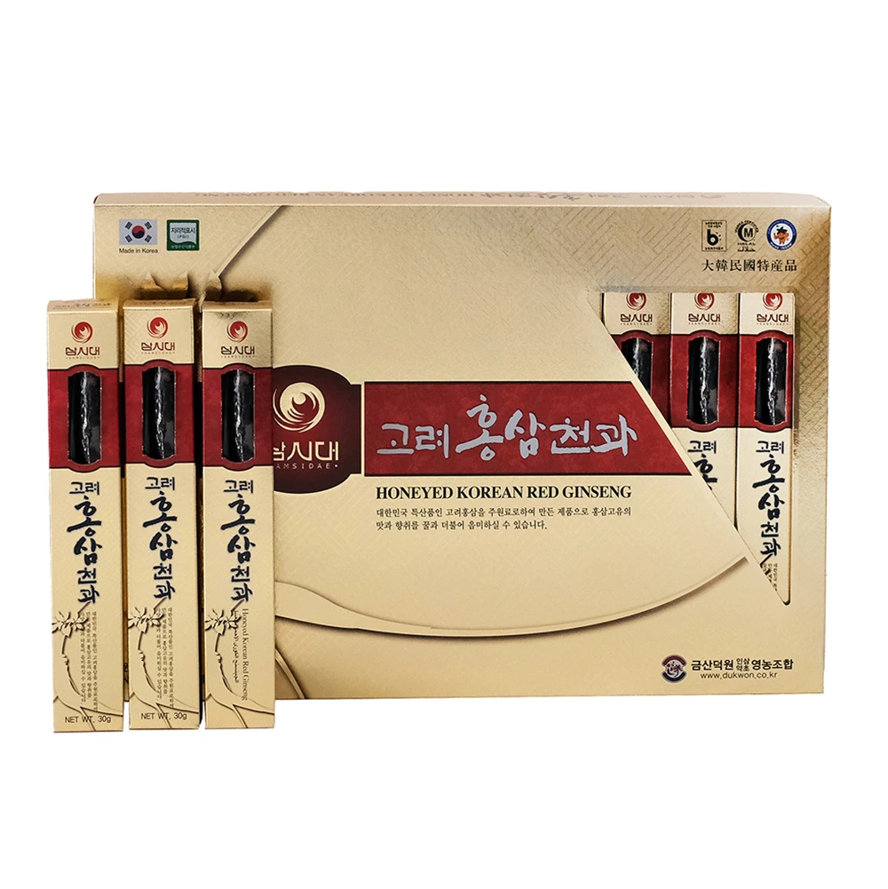 高麗紅蔘蜜餞_삼시대고려홍삼천과_Korean Red Ginseng Honeyed