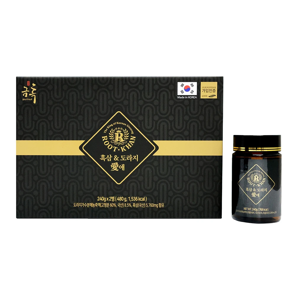 黑桔梗花濃縮膏_흑삼&도라지애_Korean Black Ginseng & Bellflower Root Extract
