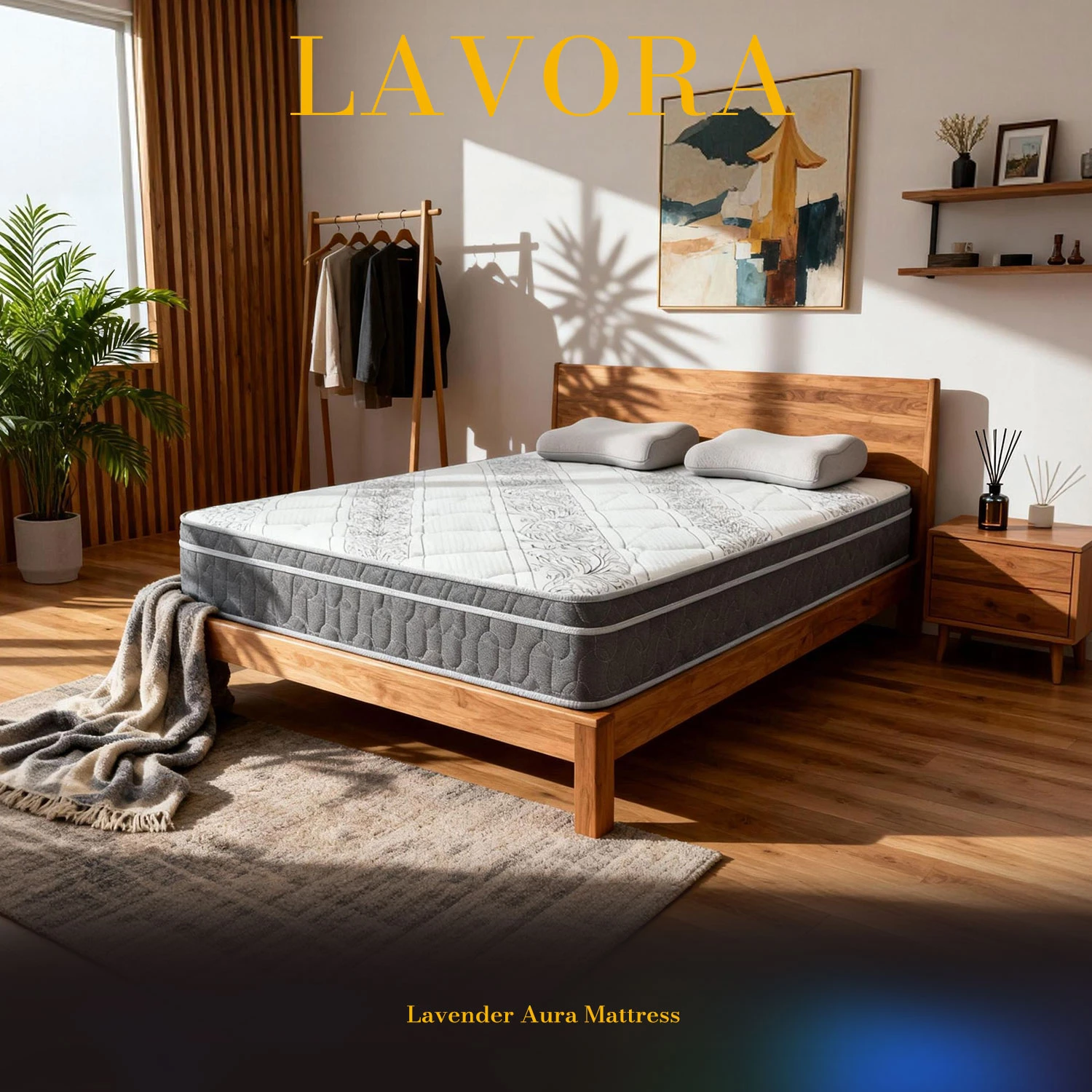 Lavora 薰衣草香氛乳膠獨立筒床墊
