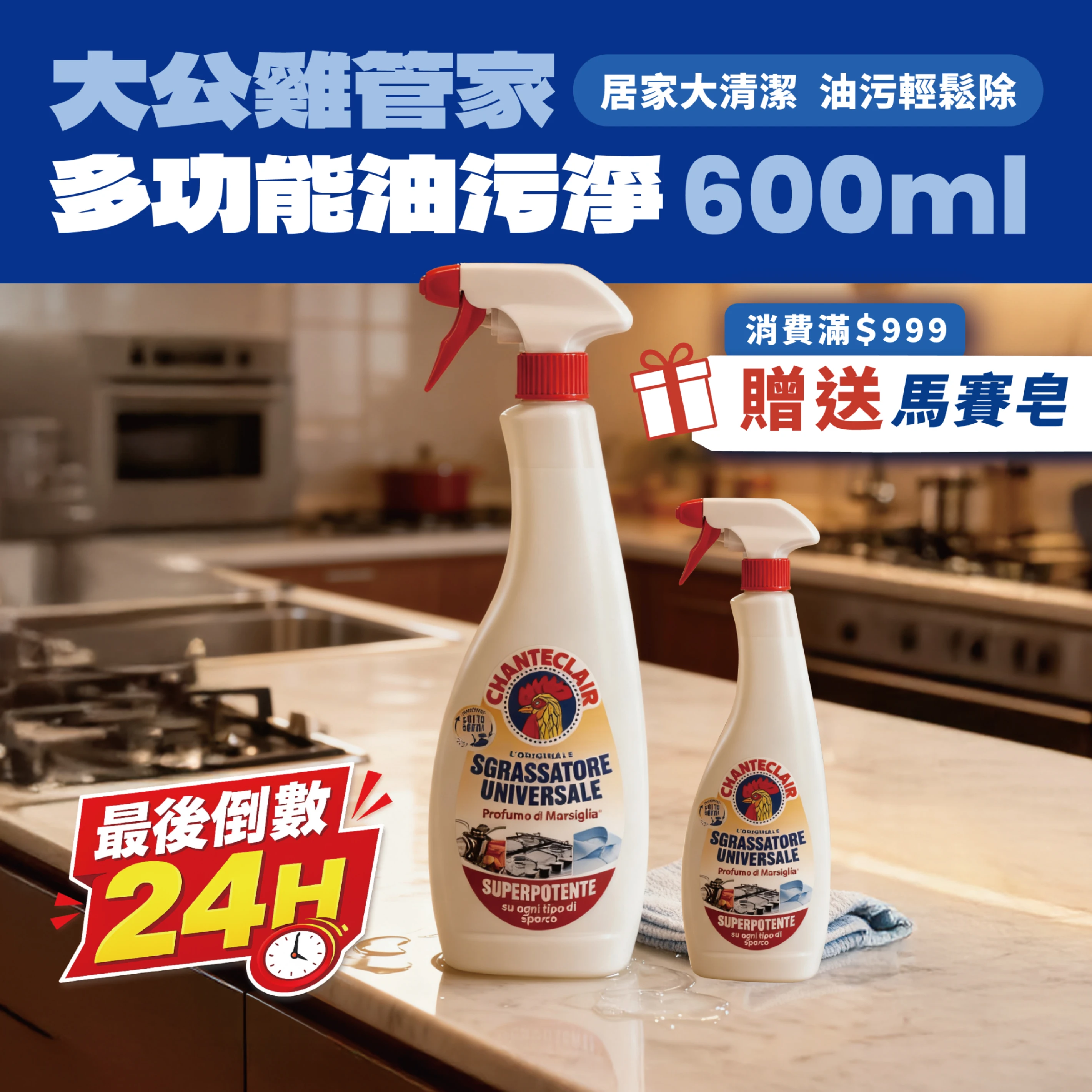 多功能油污淨600ml｜2入