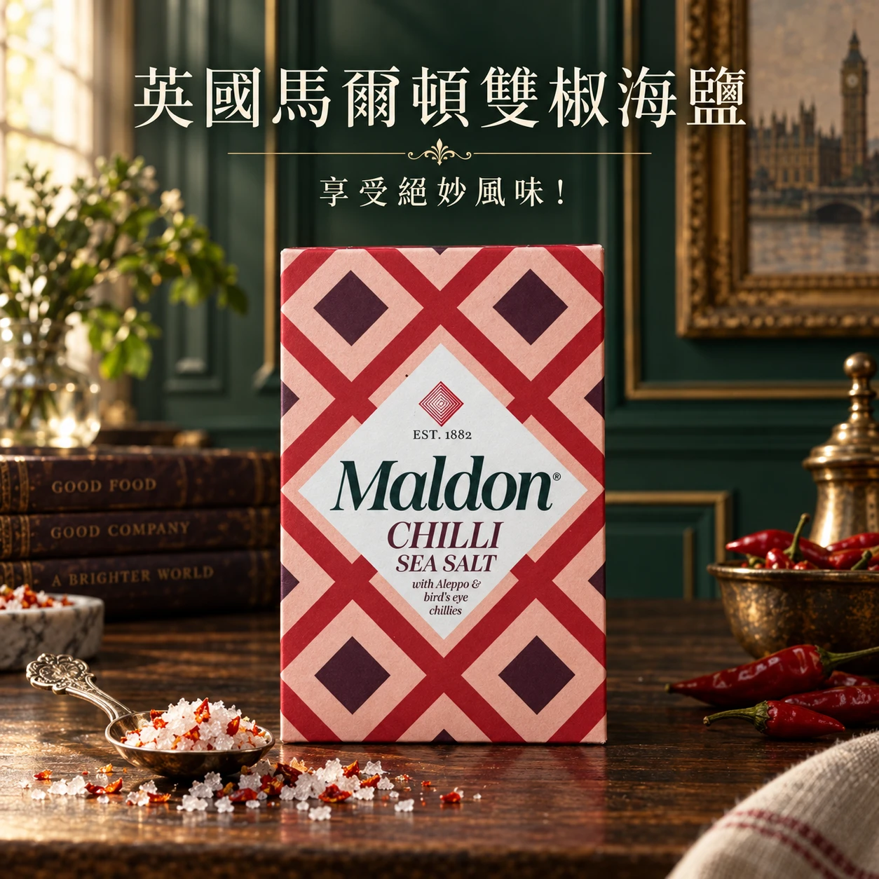 英國馬爾頓雙椒海鹽
