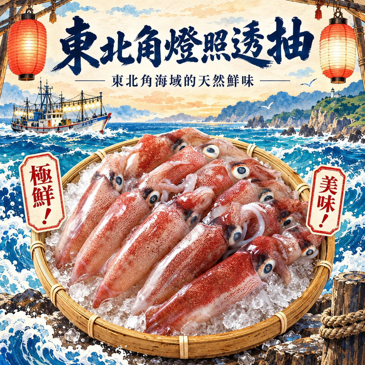 東北角燈照透抽