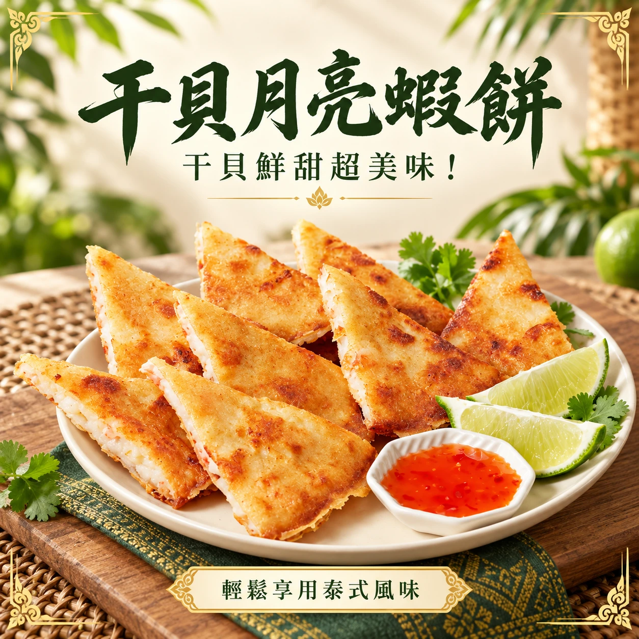 干貝月亮蝦餅
