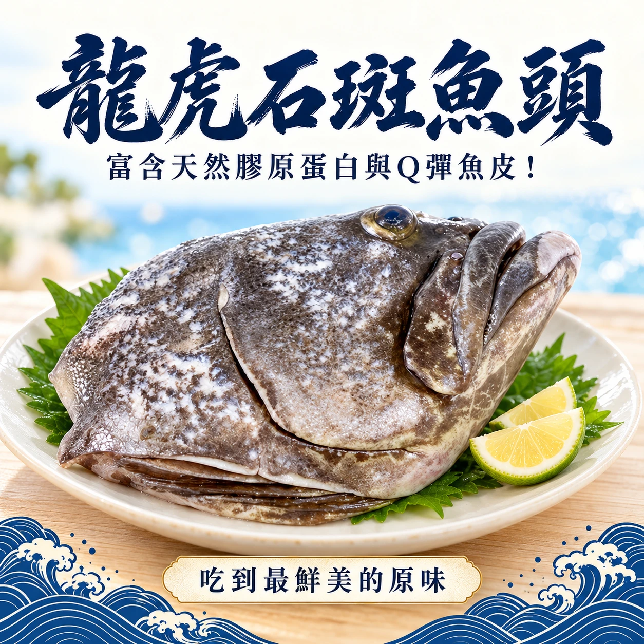 龍虎石斑魚頭