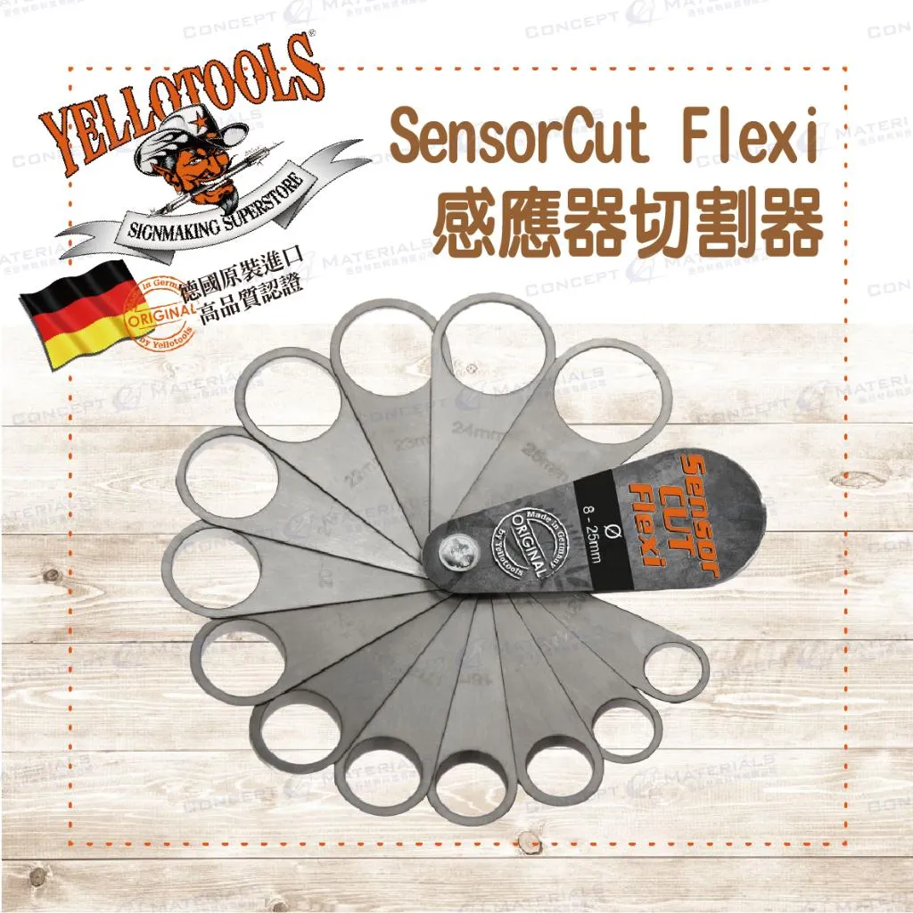【Yellotools】SensorCut Flexi|感應器切割器|倒車雷達輔助|德國原裝進口|車貼包膜工具1