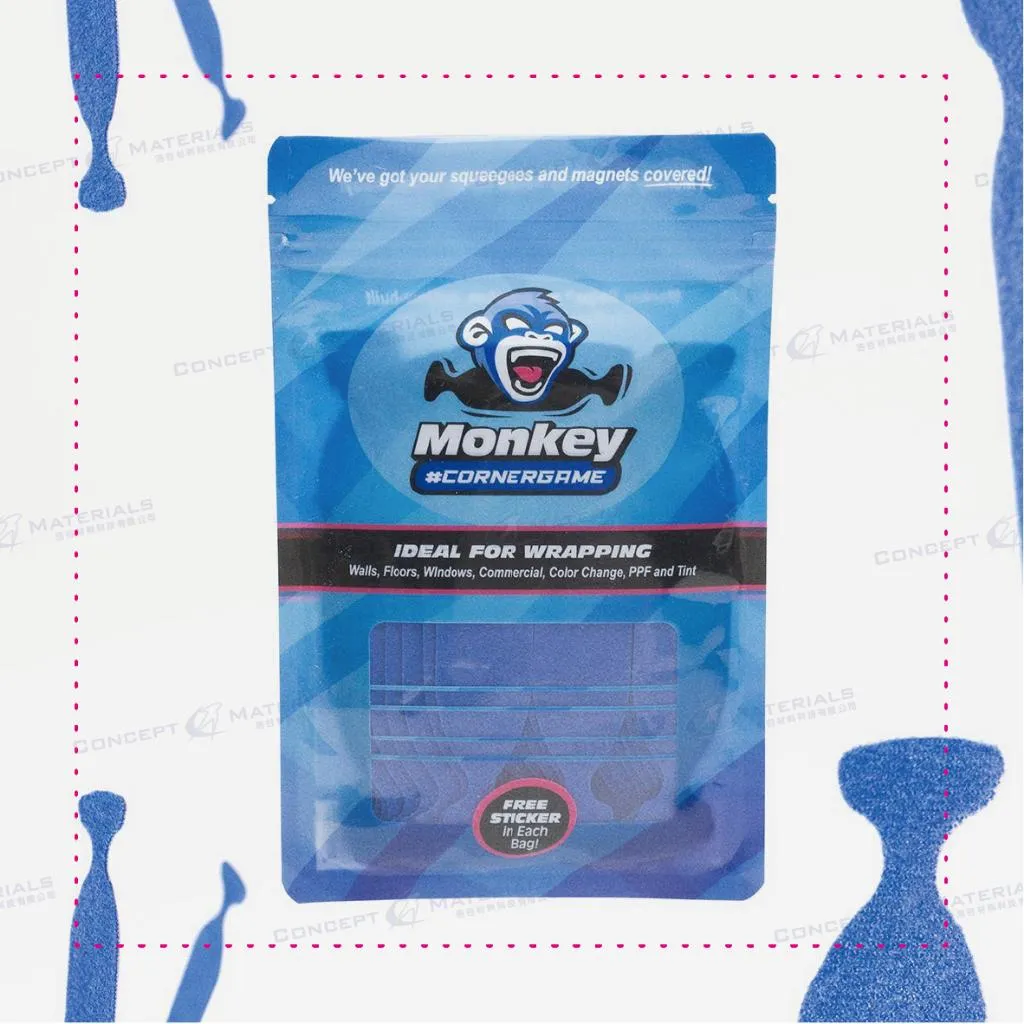 【Monkey Strips】Monkey Strips #cornergame｜乾濕兩用包邊替換毛氈｜藍色｜包膜工具
