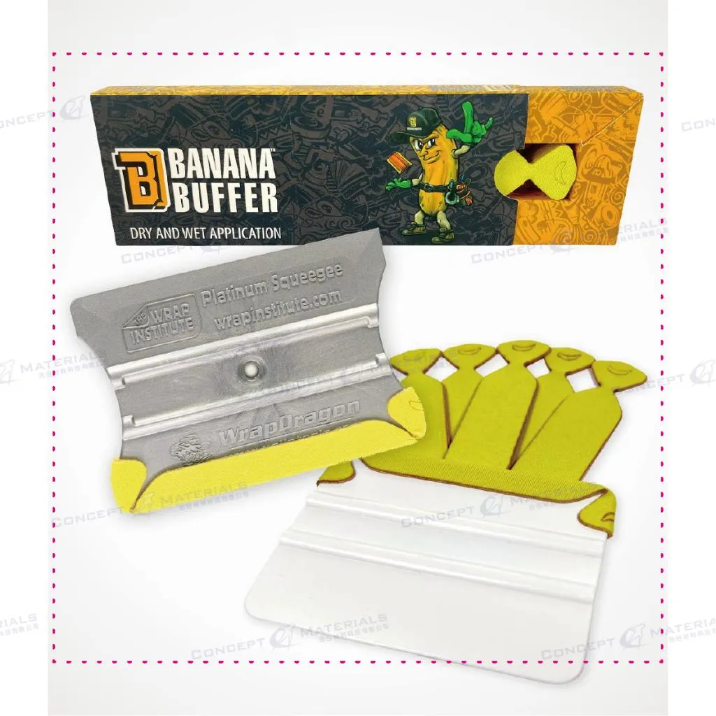 【Monkey Strips】Banana Buffer｜溼式替換毛氈｜濕貼專用｜PPF(漆面保護膜)｜包膜工具