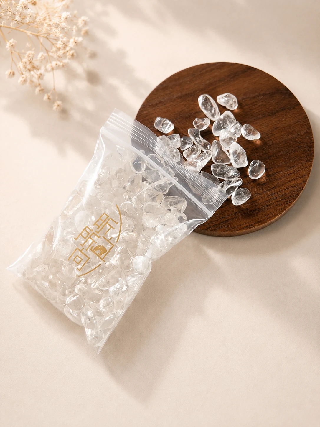 昕晶｜白水晶淨化碎石