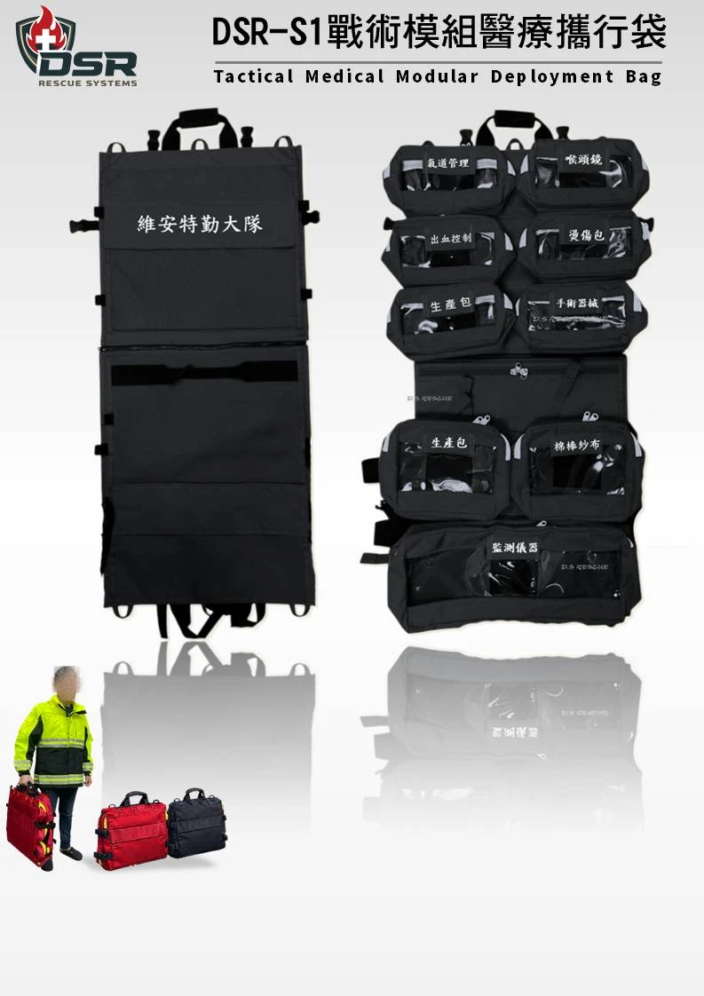 DSR-S3戰術醫療模組整合攜行袋