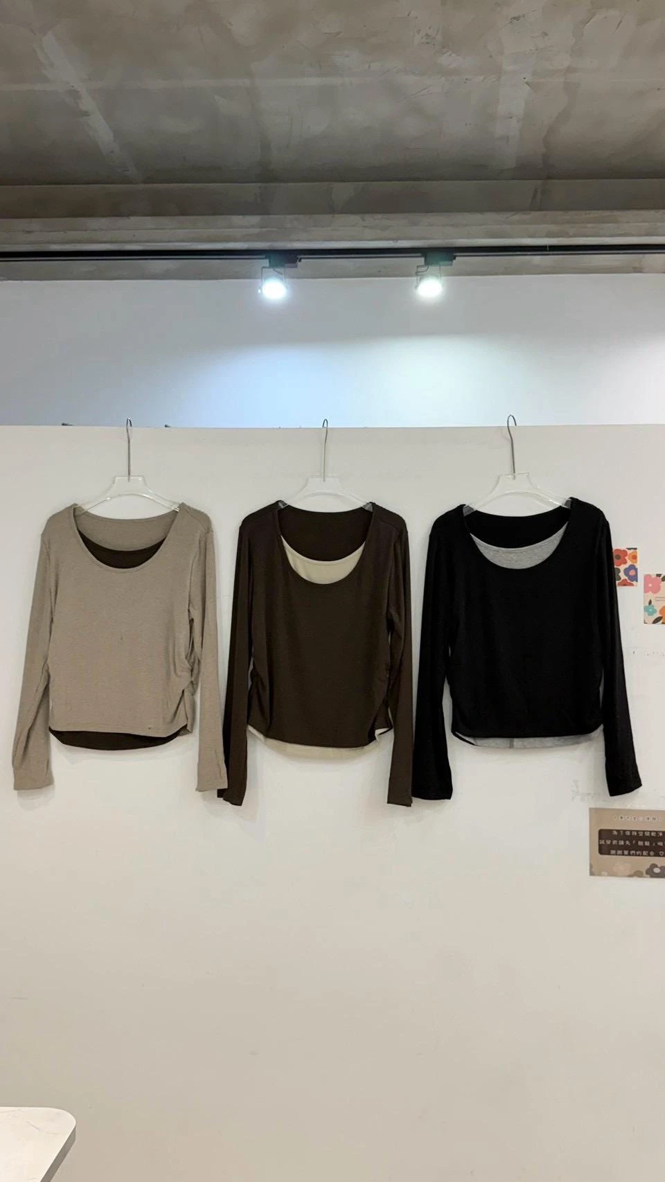 顯瘦拼接縮腰上衣 3color