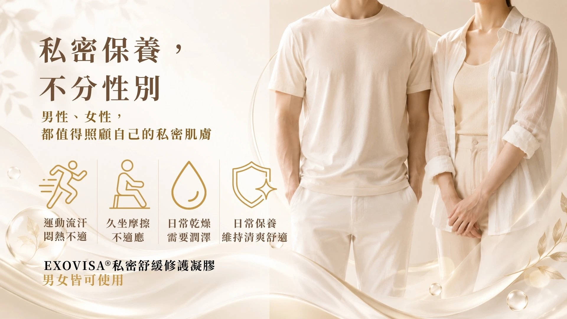 EXOVISA 微泌私密舒緩修護凝膠男女皆可使用