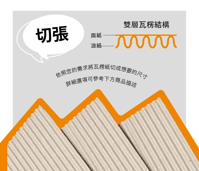 2層切張、紙捲