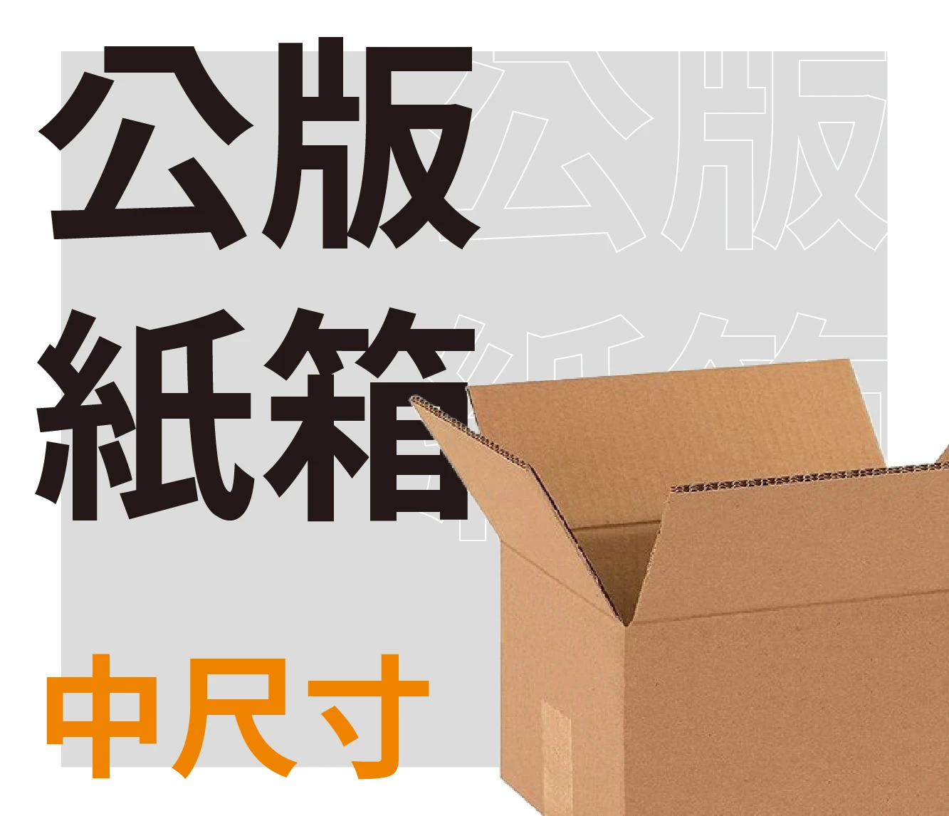公版紙箱(中尺寸)