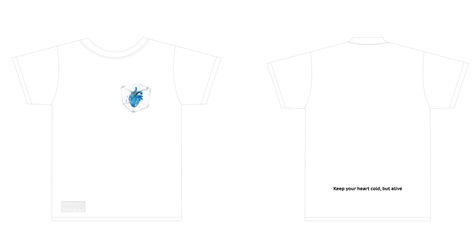 Ice heart Tee series