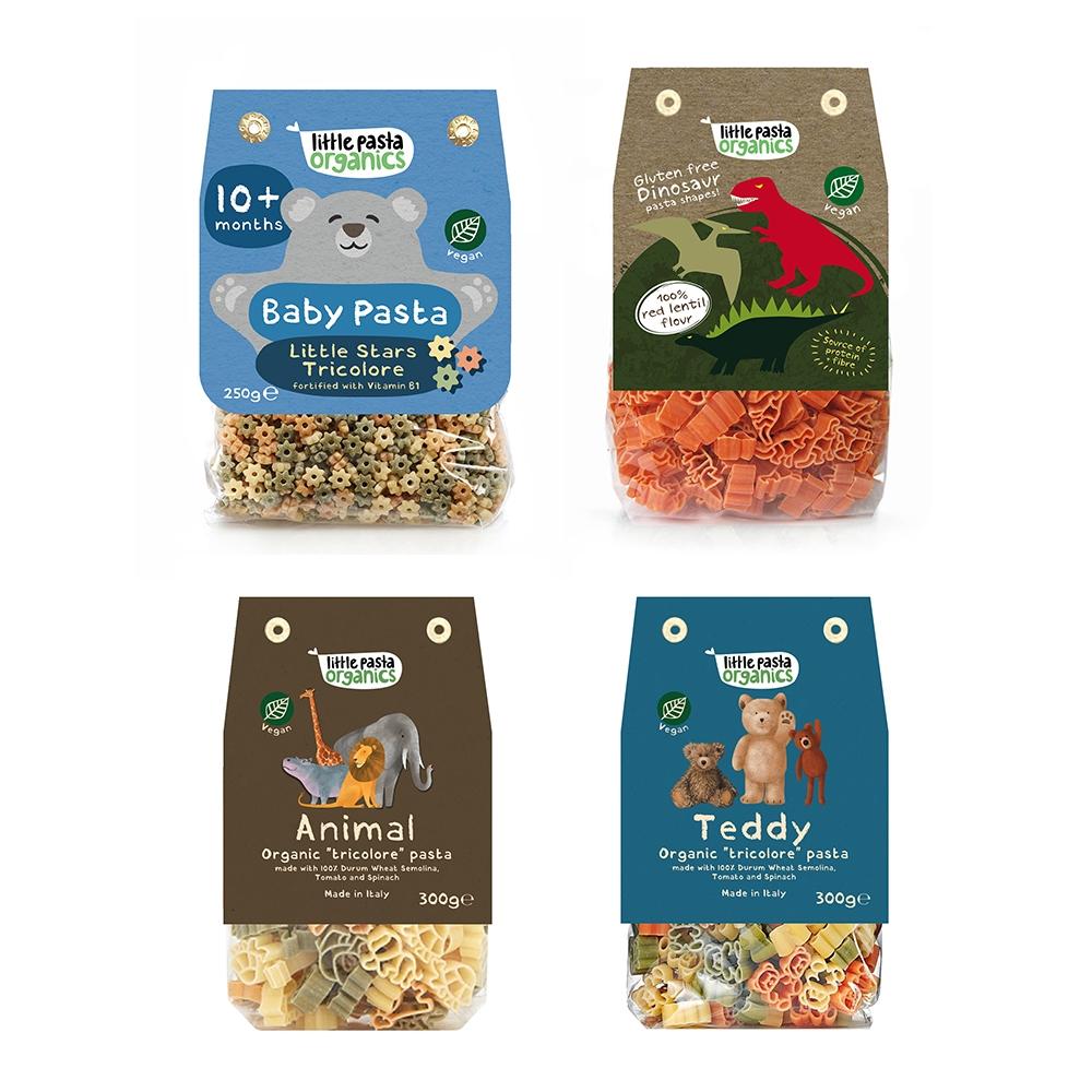 *(多款) 寶寶/兒童義大利麵 12m+ 英國 little pasta 小小帕斯達 造型兒童義大利麵 拌醬 義大利麵醬