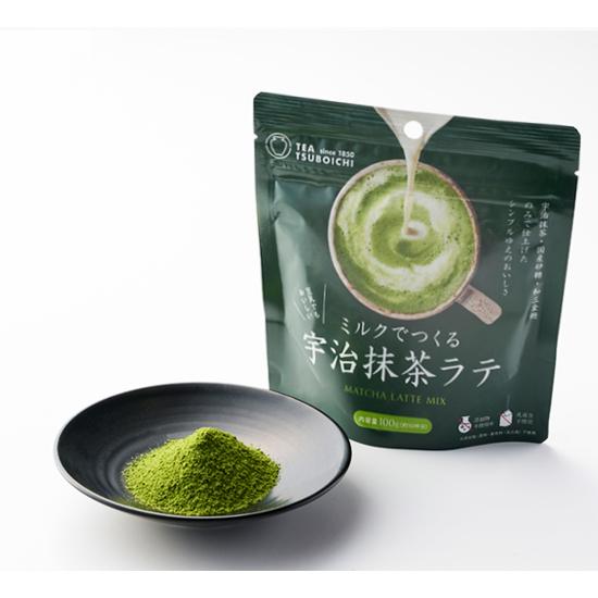 日本 TSUBOICHI 製茶本舖 抹茶拿鐵/紅茶拿鐵/焙茶/烏龍/綠茶拿鐵/伯爵拿鐵/黑豆拿鐵沖泡粉 (100g)