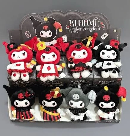 三麗鷗 TOPTOY × Kuromi 撲克王國系列毛絨公仔