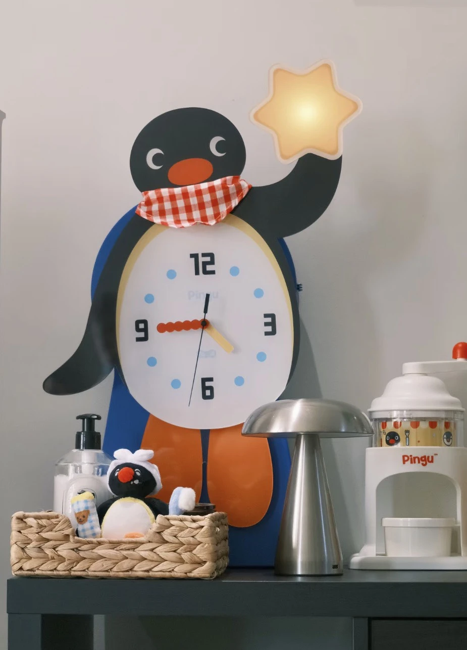 PINGU家居時鐘小夜燈